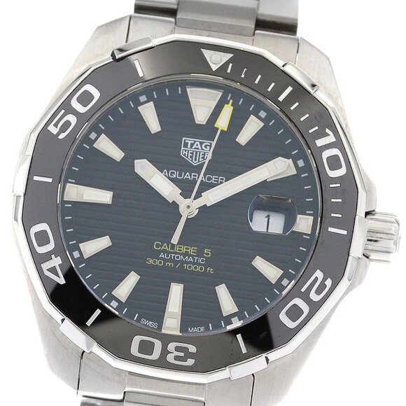 TAG HEUER Aqua Racer Calibre 5 WAY201A Date Automatic Men's Watch - Picture 8 of 11